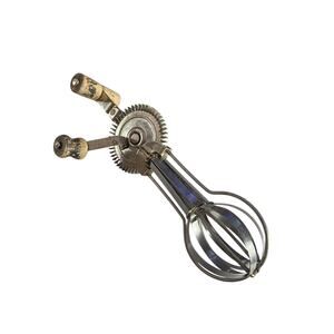 Vtg Stainless Steel Dated Oct 18th 1921 Lad Beater Hand Mixer